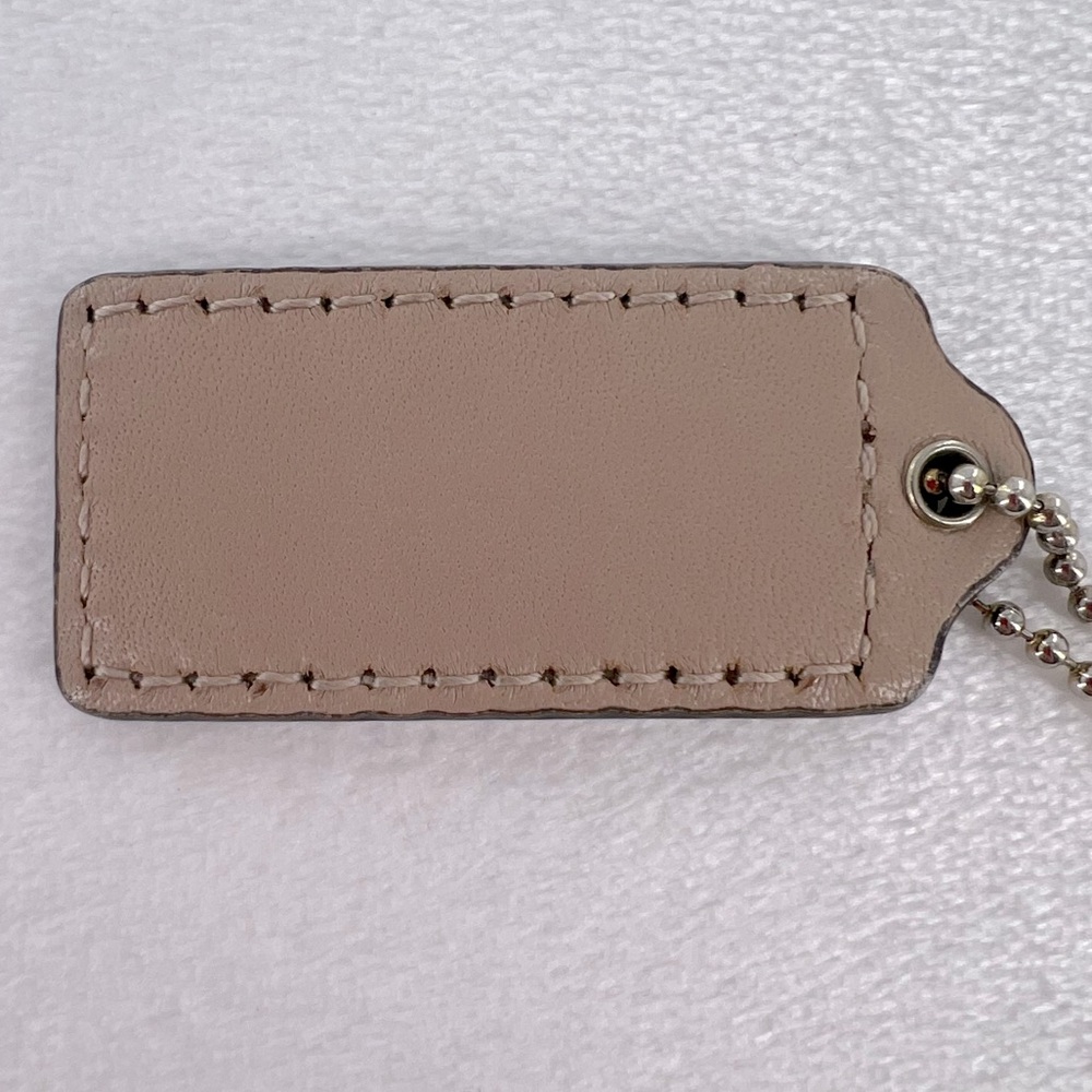 Coach Tan Bag Tag - Picture 4 of 8
